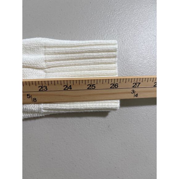 Calvin Klein Jeans Sweater Women's Size XL Cream Cable Knit Crew Neck Pullover - Picture 8 of 10